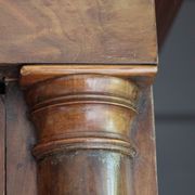 Empire period mahogany cabinet secretary