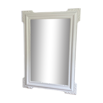 Mirror late 19th 120x84cm white