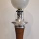 Table lamp, wood and opaline glass, mazda, art deco, 1920s – france