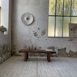 Brutalist workbench solid cherry coffee table