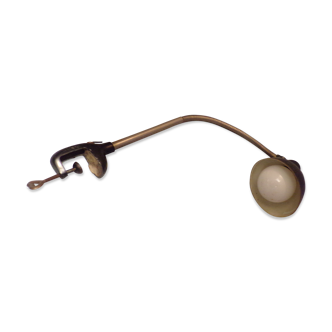 Former Kaiser Idell articulated industrial lamp