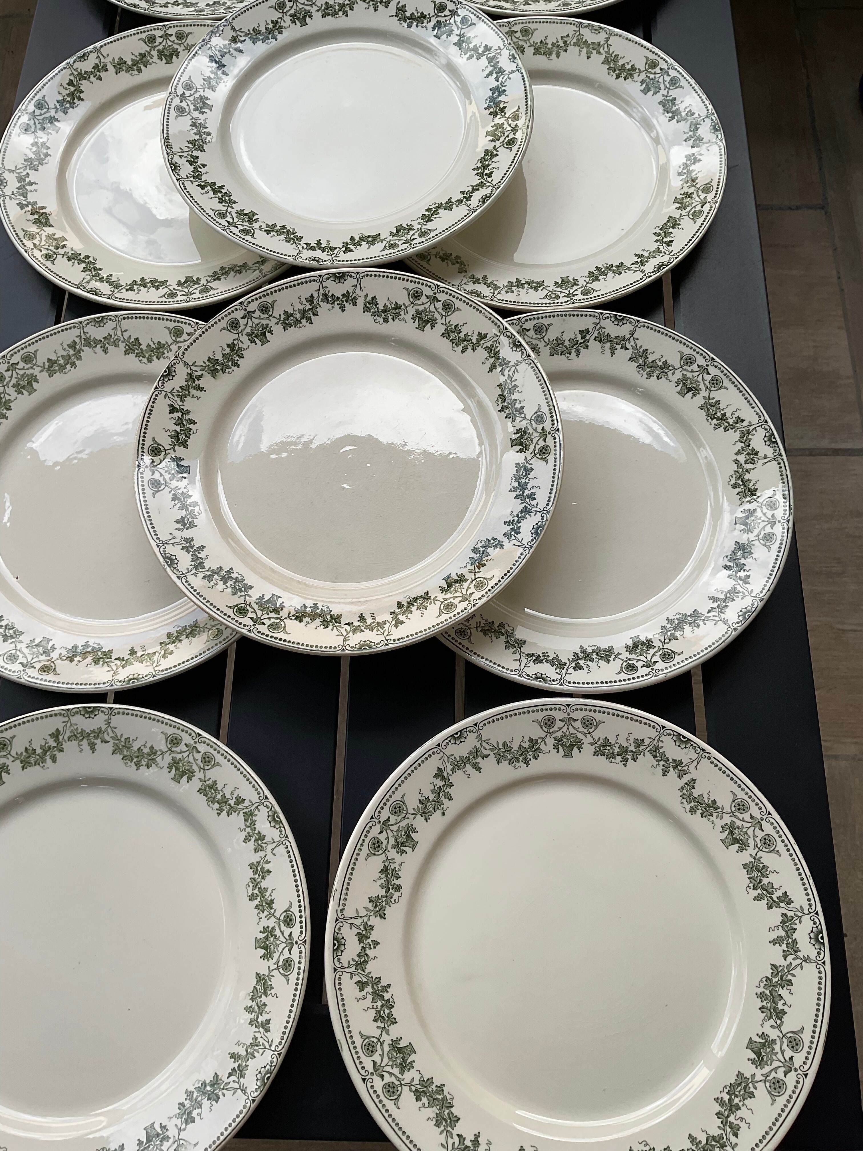 10 flat plates .model champagne .badonvillers