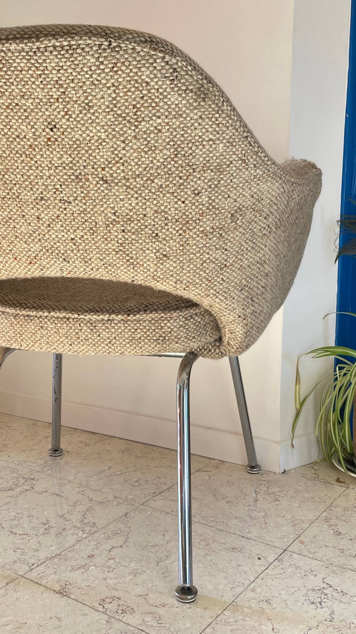 Fauteuil Conférence Eero Saarinen par Knoll années 70