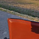 Set of 2 Matteo Grassi leather chairs