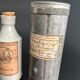 RARE Mercury stoneware pharmacy bottle