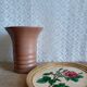 Vase en grès de Bonny France fait main vintage