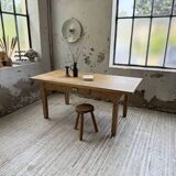 Ancienne table de ferme en chêne