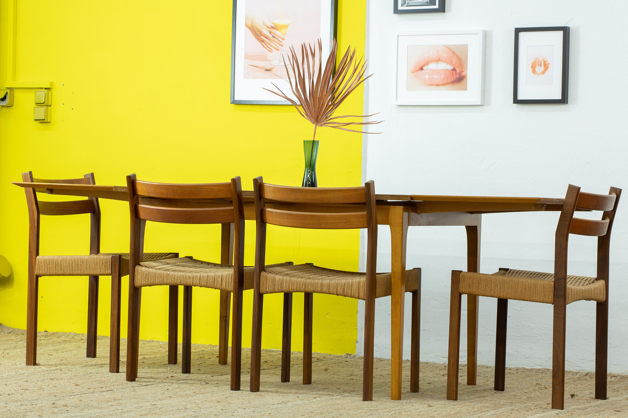 Vintage Scandinavian Table – 125 cm