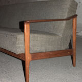 Scandinavian teak sofa bed from the 60s