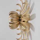 Wall lamp golden flower
