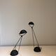 Pair of Meridiana articulated desk lamps by Paolo Piva for Stephano Cevoli, 1980