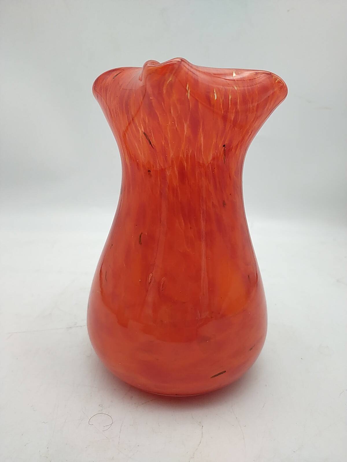 Blown glass vase.