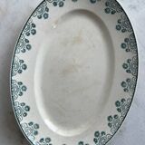 Oval presentation dish, Digoin ironstone