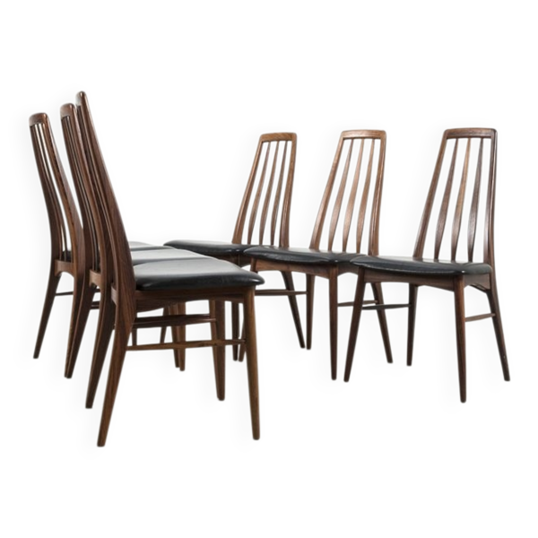 Chaises Eva par Niels Koefoed, Ensemble de 6