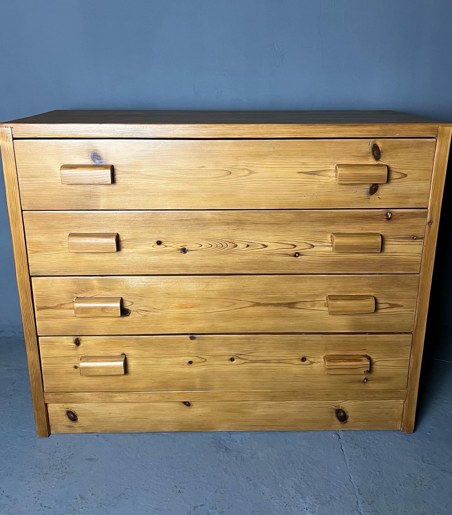 Pine chest of drawers 4 drawers, 80s