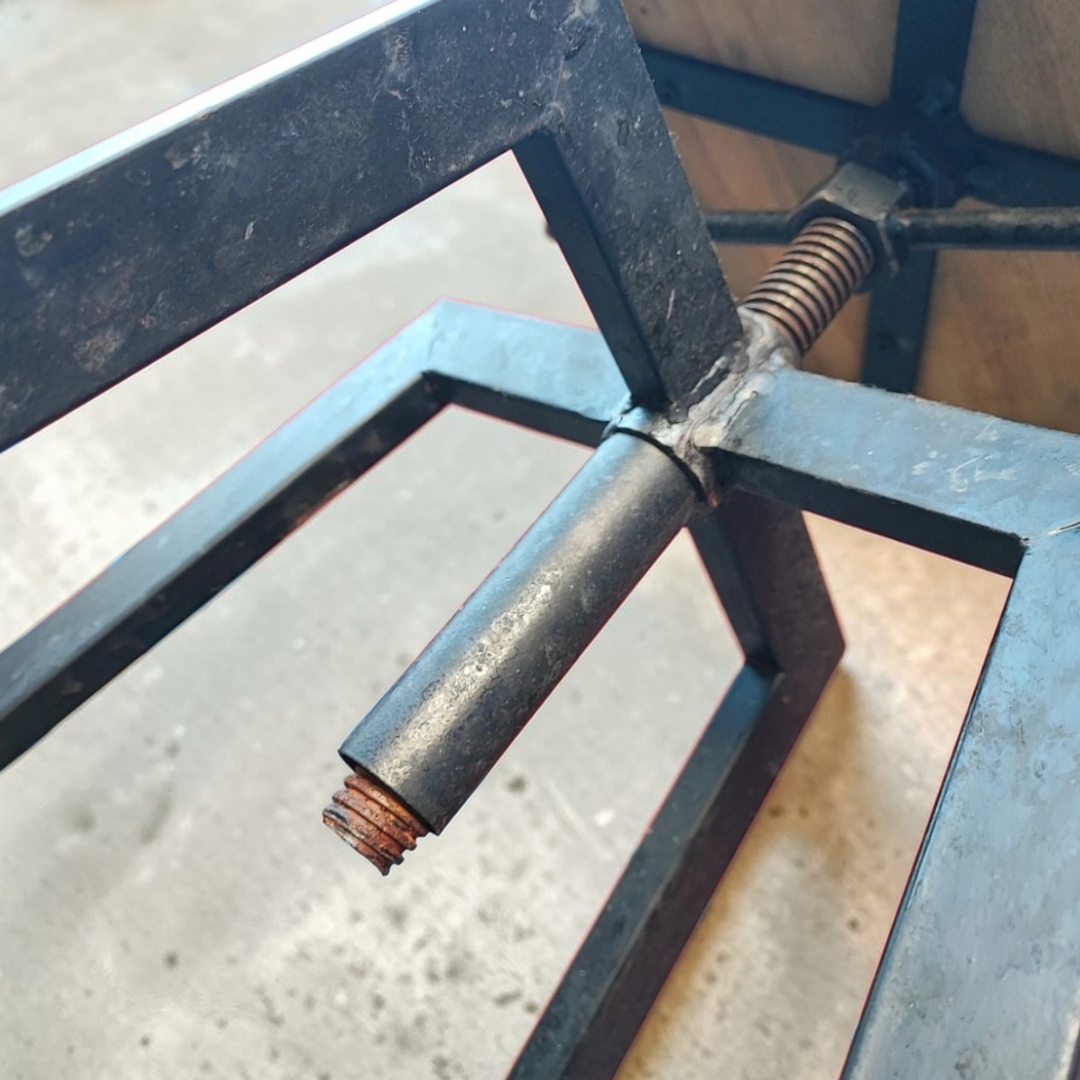 Adjustable industrial stool