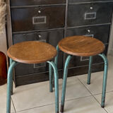 Pair of school stools