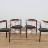 Mid-Century Teak Dining Table and Chairs Set by Hans Olsen for Frem Røjle.