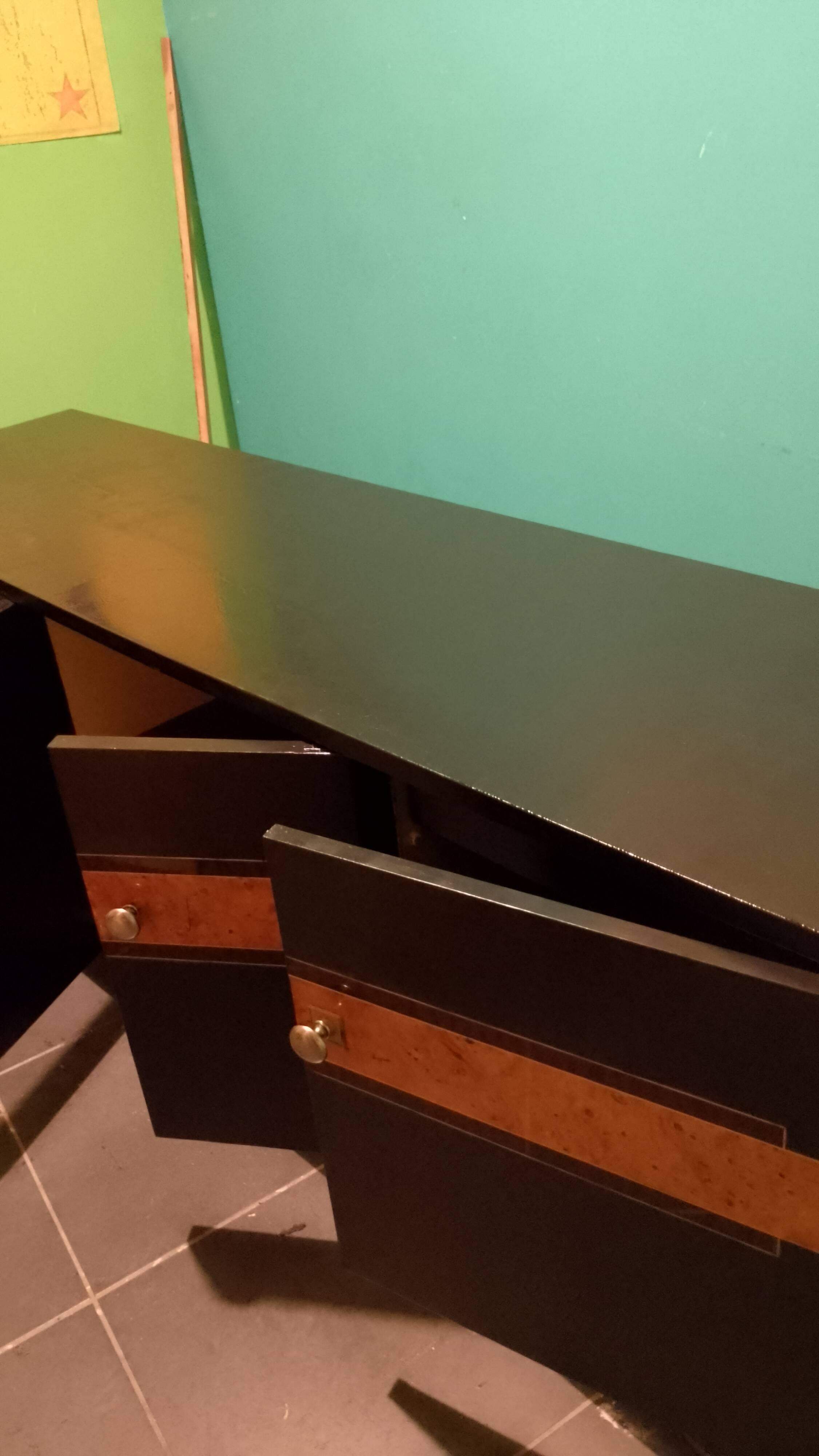 buffet with 4 doors fully restored, keeping its vintage style