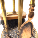 Bronze fireplace servant