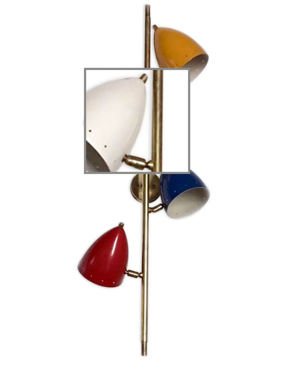 Italian wall sconce from the 1950s