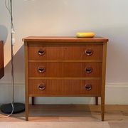 Vintage Scandinavian teak "Mia" chest of drawers