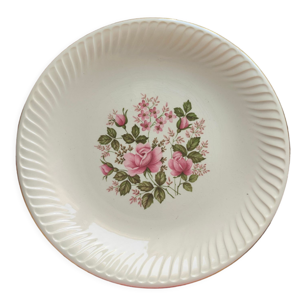Plat rond plat Gien Aloha