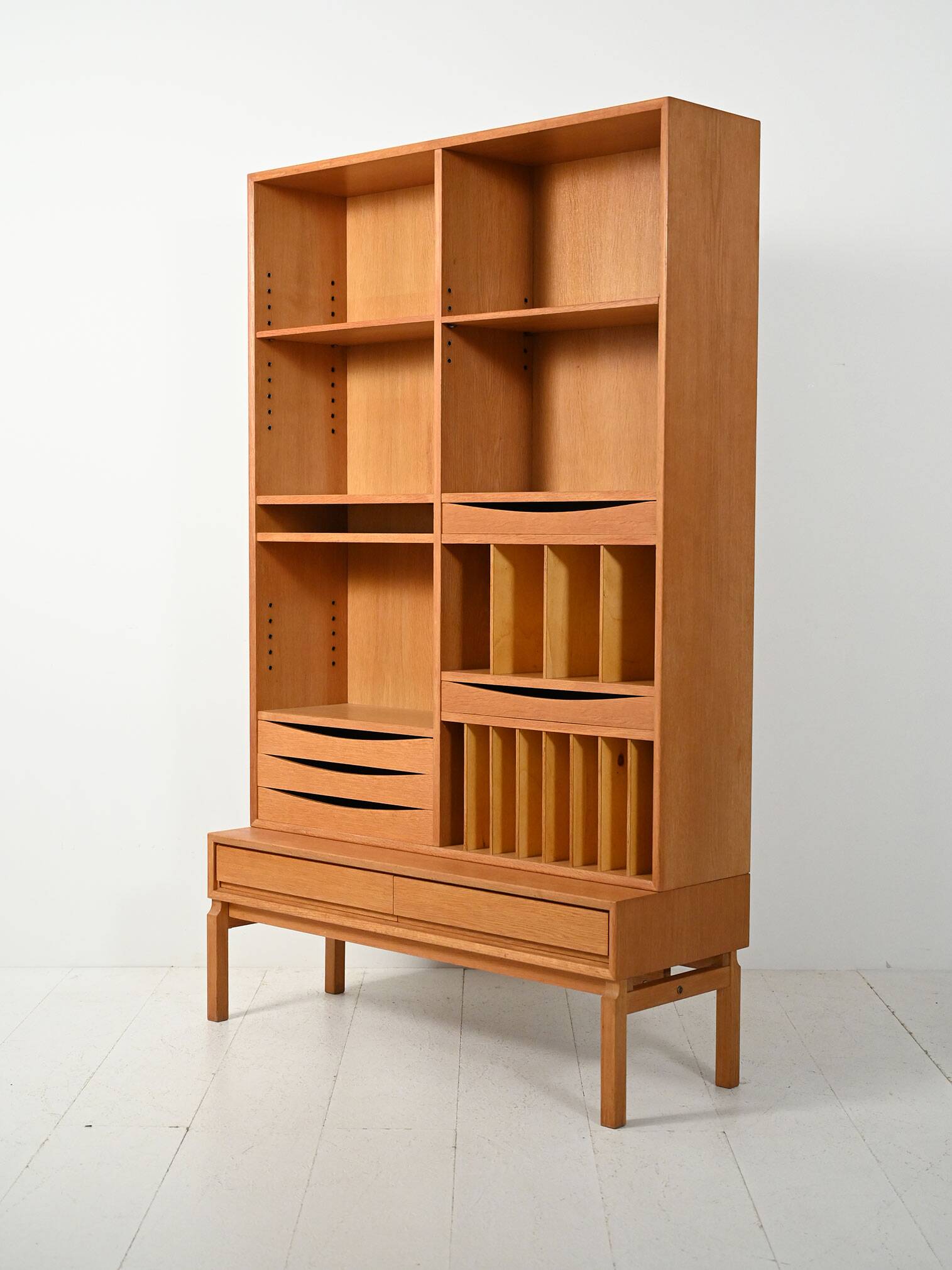 Oak bookcase by Marian Grabinski