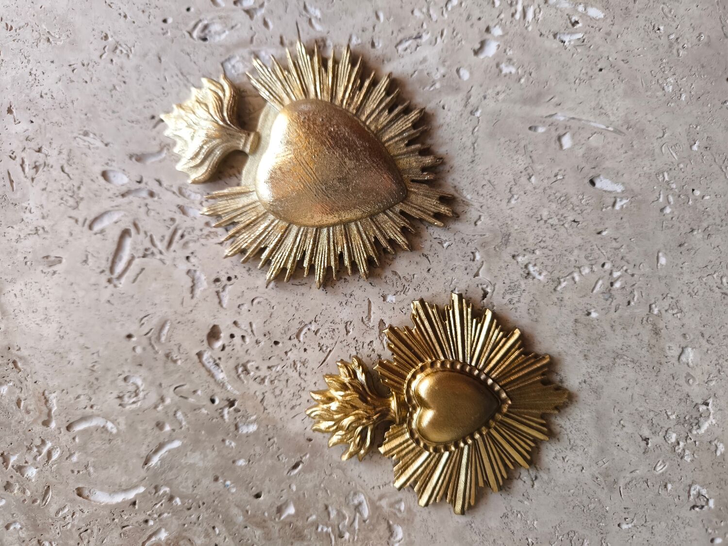 Set of two wall ex-votos.