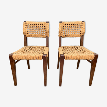 Paire de chaises Vibo 1950