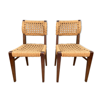 Paire de chaises Vibo 1950