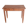 Waxed wooden farmhouse table