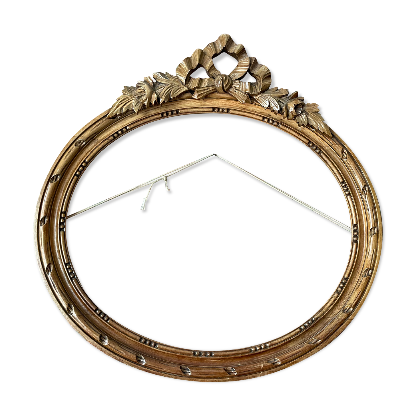 Carved wood frame