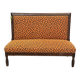 1930s bistro bench, upholstery and fabric completely redone.