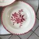 set of 6 hollow plates Longchamp pinks 30-40s
