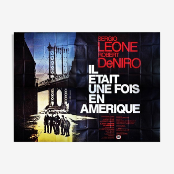 Original 4x3 meters poster from 1984 once upon a time in America 4x3 meters Sergio leone