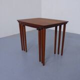 Danish Teak Nesting Tables from Møbelintarsia, 1960s, Set of 3