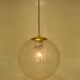 Frosted glass pendant light