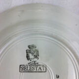 6Digoin Sarreguemines dessert plates