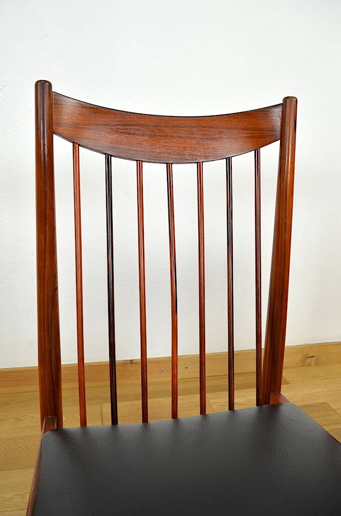4 Danish Rosewood Chairs from Rio Arne Vodder 1960