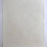 Jean bazaine, monograph in red, 1975. original lithograph