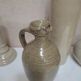 Set of sandstone bottles and pitchers