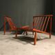 2 x Alf Svensson Domus 1 armchairs for Dux, 1950's