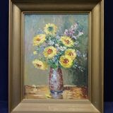Tableau « Nature morte aux fleurs dans un vase »