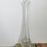 Vase / soliflore en verre épais