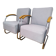 Pair of mücke melder fn 21 armchairs, vintage, 1930