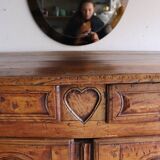 Antique Brie sideboard in walnut, 18th/19th century