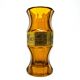 Vase Art Déco, verre miel oroplastique, Moser, Tchécoslovaquie, années 1930