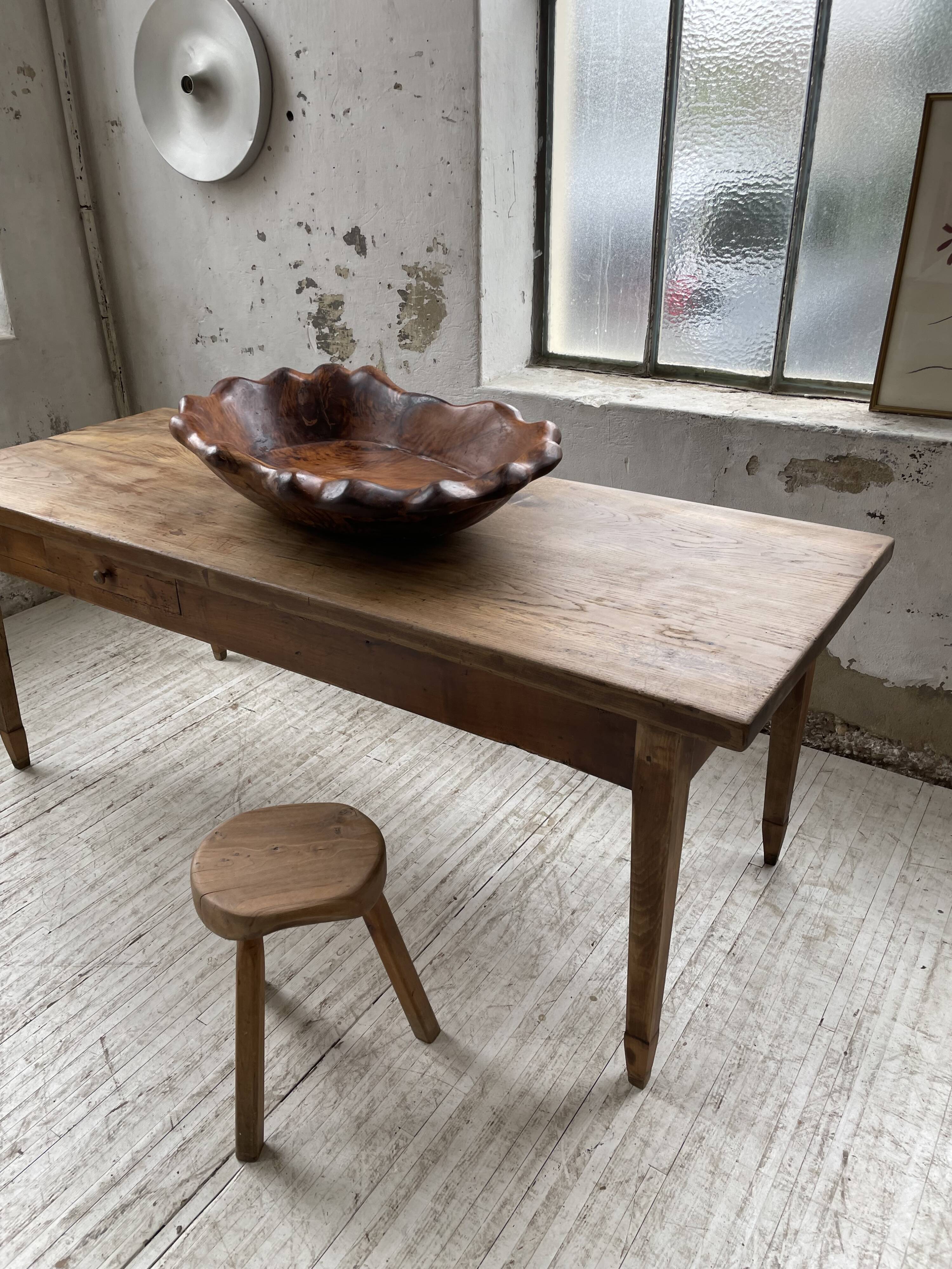 XL thuja root wooden dish