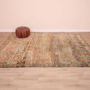 Peach Vintage Moroccan Rug 210 x 270 cm, Berber Wool Rug, Handmade Boho Rug